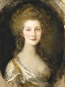 Thomas Gainsborough Princess Augusta aged oil painting on canvas